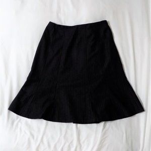 Calvin Klein black pinstripe skirt